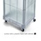 Azar Displays 4-Sided Pegboard Floor Wheeled Display Panel Size:16"W x 64.25"H 700406-BLU - alternate 6